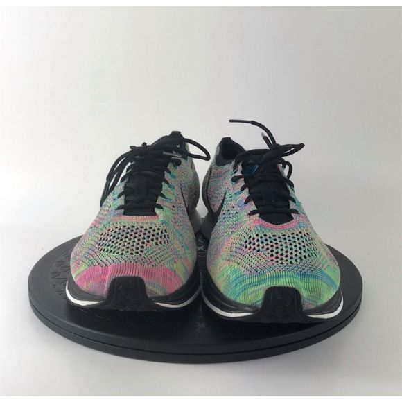 Nike Flyknit Racer Multicolor 2.0 Running Shoes 526628-304 Men’s Size 13 - Picture 2 of 12